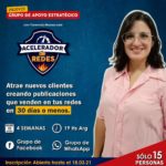 Florencia Massaccesi brindará una capacitación on line sobre acelerador de redes