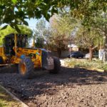 Trabajos en calle Entre Ríos