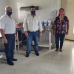 «100% Santafesino» entregó leche y pañales en el «Hojitas de trébol»