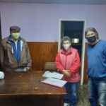 APOYO A LAS INSTITUCIONES – El municipio colaboró con el mantenimiento del Centro de Jubilados