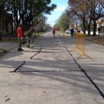 El Municipio realiza el sellado de juntas en calles de la ciudad
