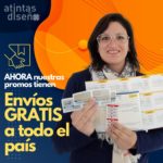 Atintas Diseño presenta grandes promociones de productos y envíos a todo el país sin costo