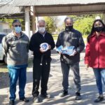 Concejales de la UCR y ATILRA El Trébol donaron máscaras VNI al SAMCo