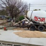 PAVIMENTO EN ZONA NORTE – Se hormigonó un nuevo tramo de calles Palermo y Berlín