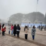 Acto por el Día de la Bandera y promesa de lealtad virtual