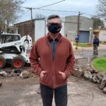 ALMADA Y EL BACHEO – «Trabajamos en cruces de calles y paños de hormigón»