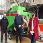 SAN JORGE – El Municipio adquirió una aspiradora de hojas secas