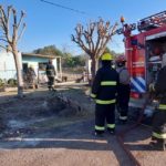 Incendio en una vivienda de calle Juan José Paso