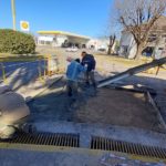 Avanzan los trabajos de reparación en calles de hormigón y asfalto