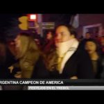 ARGENTINA CAMPEON – Festejos en El Trébol