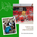 CADENAS DE DONACIONES – El Taller protegido entregó botines a El Expreso
