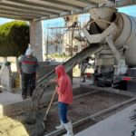 El Expreso hormigonó la calle del “Acceso Único”