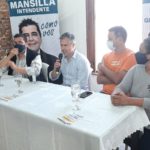 Busatto se reunió con Mansilla y Giovanini para compartir proyectos