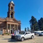 Más de 30 minutos de caravana para la bendición de los vehículos