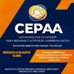 CEPAA busca opiniones para mejorar el comercio local