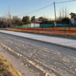 El Municipio avanza con la pavimentación en calle Las Heras