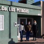 Berra entregó fondos en Las Petacas