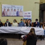 Nadia Doria presentó su lista acompañada por Natalia Sanchez y el Diputado Juan Argarañaz