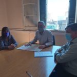 Berra y Brigalia se reunieron con el secretaria provincial de Salud