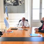 EN LA ROSADA – Perotti se reunió con 7 ministros