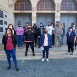 Se movilizan frente al Municipio pidiendo por el cese de acciones de violencia de género