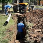 Avance en la ampliación de las cloacas