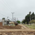 Comenzaron los trabajos de pavimentación en calle Entre Ríos
