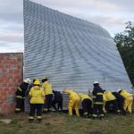 EL TREBOL – El temporal voló un techo de una vivienda en Barrio Paso