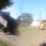 Se realizan trabajos en calles de tierra y ripio