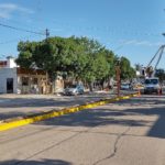Se colocó la nueva iluminación central en el Bv. América