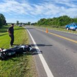 Grave accidente involucra a una moto y un camión en Ruta 13
