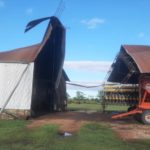 CAÑADA ROSQUÍN – El fuerte temporal provocó voladura de techos y caída de árboles en zona rural