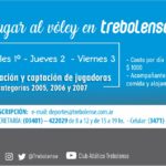VOLEY – Trebolense captará talentos en diciembre