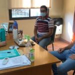 CARLOS PELLEGRINI – Bordigoni se reunió con Lépore para evaluar la situación sanitaria de la localidad