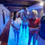 Natalia Sanchez y Marta Giorgis recorrieron la muestra que la artista expone en el Cervantes