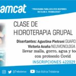 PAMCAT – Se viene una clase sobre hidroterapia grupal