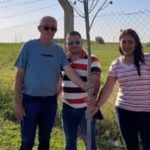 La comuna de Los Cardos aportó fresnos a la campaña de forestación del Club Unión