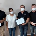 TRAS LA PROEZA DEL DAKAR – Natalia Sanchez recibió a Walter Grosso y parte de su equipo