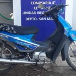 Hallazgo y averiguación de procedencia de una moto