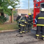 Incendio de una vivienda en calle Juan de Garay
