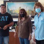 Berra visitó la ciudad y entregó aportes a instituciones