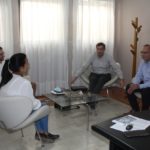 El ex ministro de Economía, Gonzalo Saglione, visitó la ciudad y se reunió con la intendente