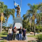 Alan Tramannoni homenajeó a los ex soldados locales de Malvinas