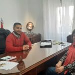Berra visitó la comuna de Los Cardos y habló con Tramannoni sobre los proyectos futuros