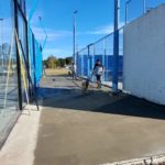 Nuevas obras en el complejo de padel de Trebolense