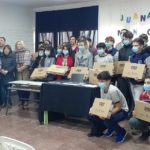 Berra estuvo en la entrega de las netbooks del plan «Juana Manso»