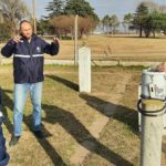 Un inspector del Servicio Meteorológico Nacional, visitó la Estación local