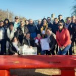 Con intervenciones en las plazas, El Trébol conmemoró el “Ni una menos”