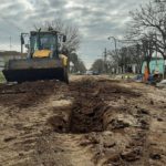 Recambio de cañerías cloacales en calle Breüning
