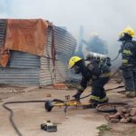 Incendio de una modesta morada, en calle Carlos Pellegrini